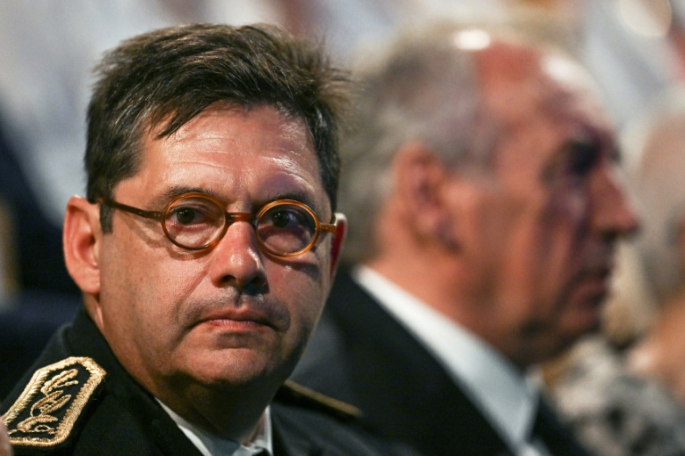 Le préfet de la région Provence-Alpes-Côte d'Azur Georges-François Leclerc à Saint-Rémy-de-Provence dans les Bouches-du-Rhône sud de la France, le 13 juin 2025 © GABRIEL BOUYS