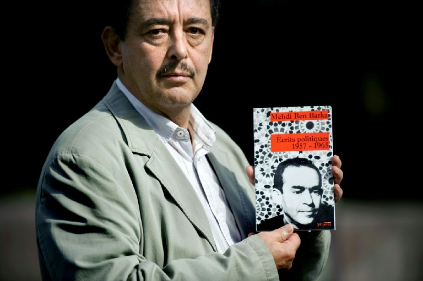 Bachir Ben Barka, le fils de l'opposant marocain Mehdi Ben Barka disparu en 1965, en 2009 à Hericourt (est de la France) © JEFF PACHOUD