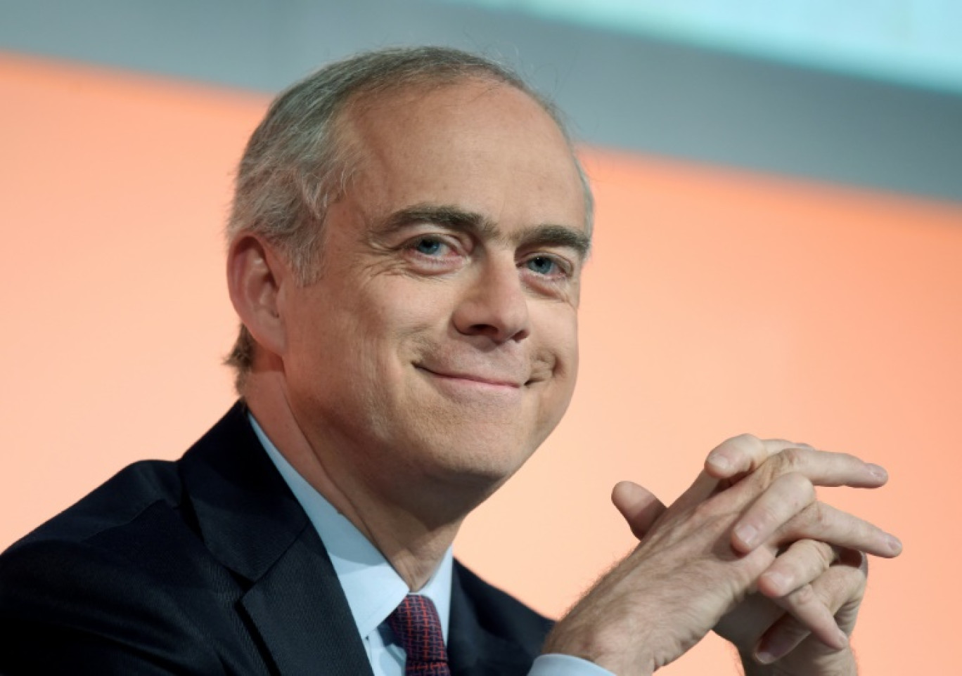 Ramon Fernandez, alors directeur général délégué du groupe Orange, le 4 mai 2018 à Paris © ERIC PIERMONT