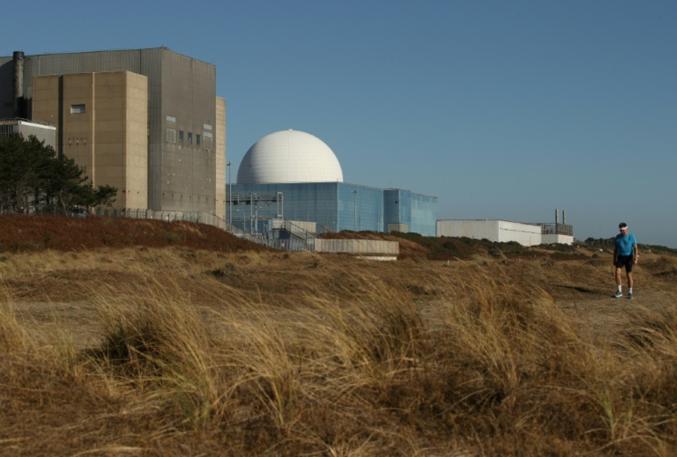Le site de Sizewell B en Angleterre, le 1er septembre 2022 © CHRIS RADBURN