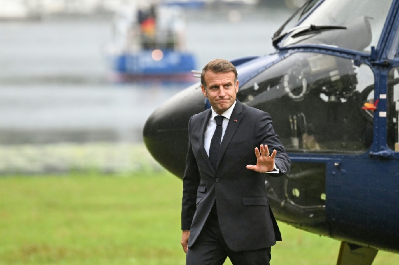 Le président Emmanuel Macron à Berlin, le 23 juillet 2025 © RALF HIRSCHBERGER