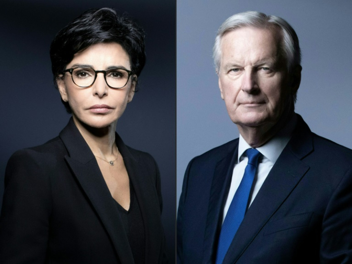 La ministre de la Culture Rachida Dati le 25 novembre 2019, et l'ex-Premier ministre Michel Barnier le 11 mai 2021 © JOEL SAGET
