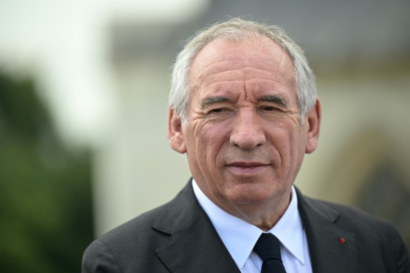 Le Premier ministre Francois Bayrou, le 24 juillet 2025 à Angers, dans l'ouest de la France © Damien MEYER
