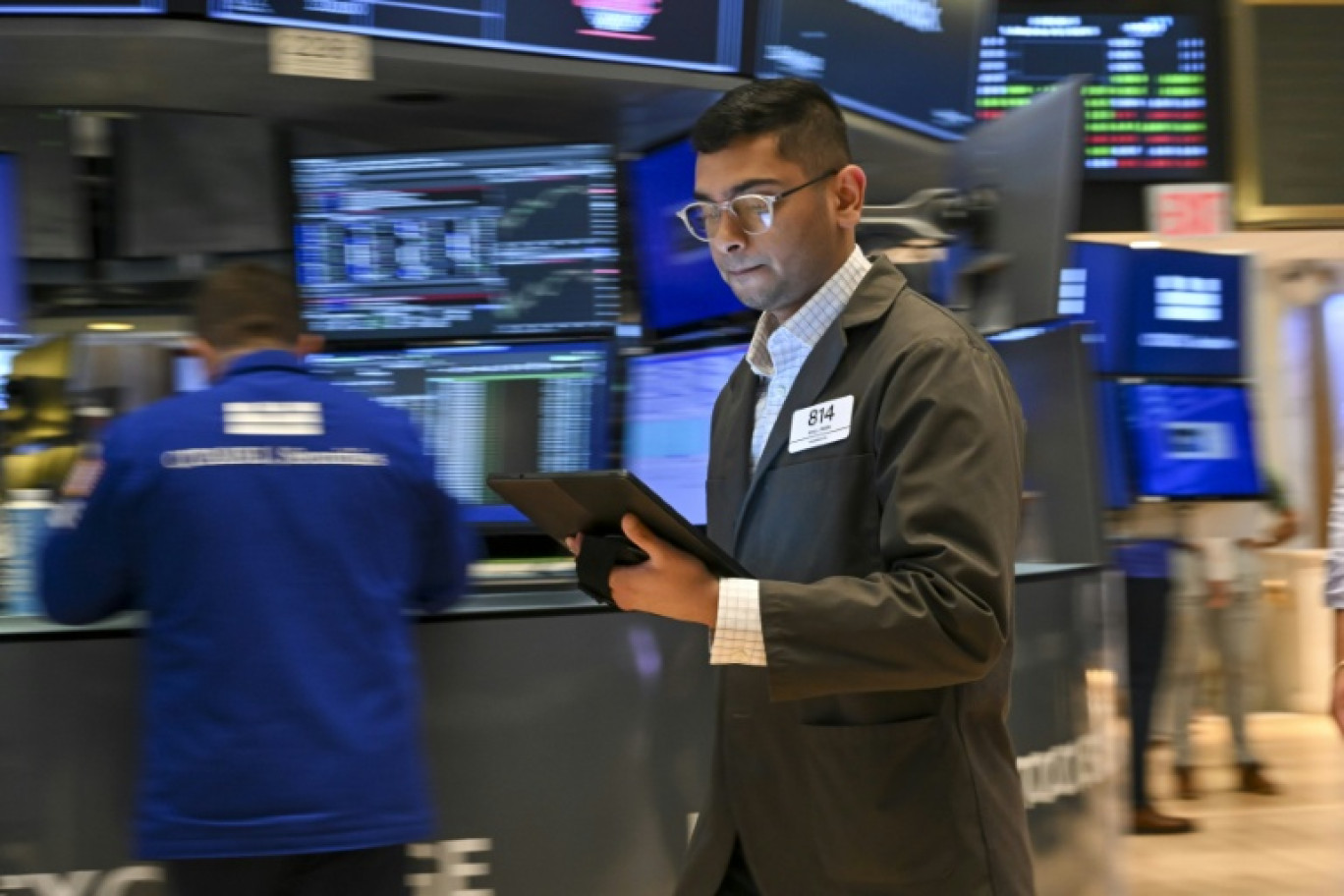 Un opérateur à la Bourse de New York, le 15 juillet 2025 © ANGELA WEISS