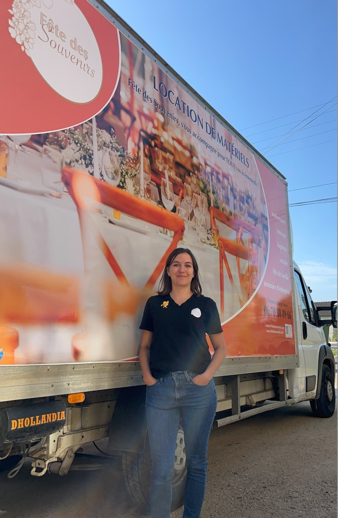 © Fête du Souvenir - Clémence Georgel Doyen avait créé son entreprise en novembre 2023 avec la volonté «d’apporter des solutions pour faciliter l’organisation des événements».