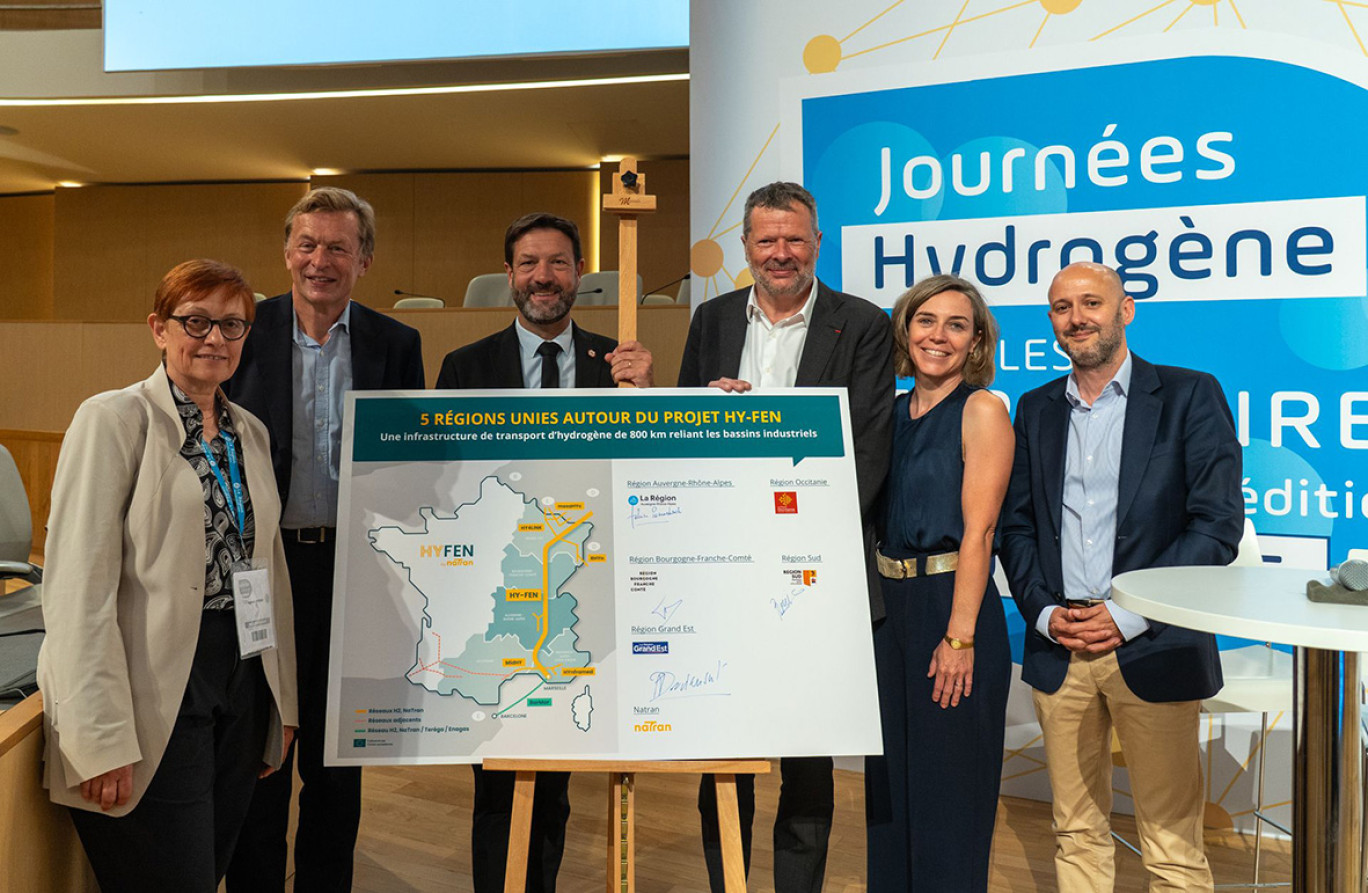© Natran. La Région Grand Est, avec quatre autres régions, vient de confirmer son soutien au projet HY-FEN de Natran à l’occasion des Journées Hydrogène dans les territoires 2025, début juillet à Lyon.