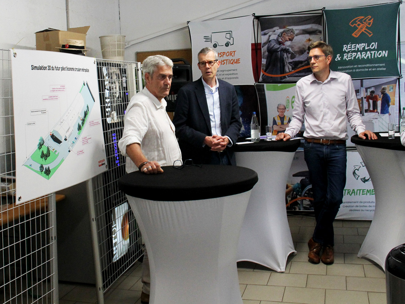 © Emmanuel Varrier. La Métropole du Grand Nancy vient d’annoncer la création d’un pôle entièrement dédié à l’économie circulaire. Il prendra place dans les locaux rénovés de l’actuel centre technique municipal de Jarville. 