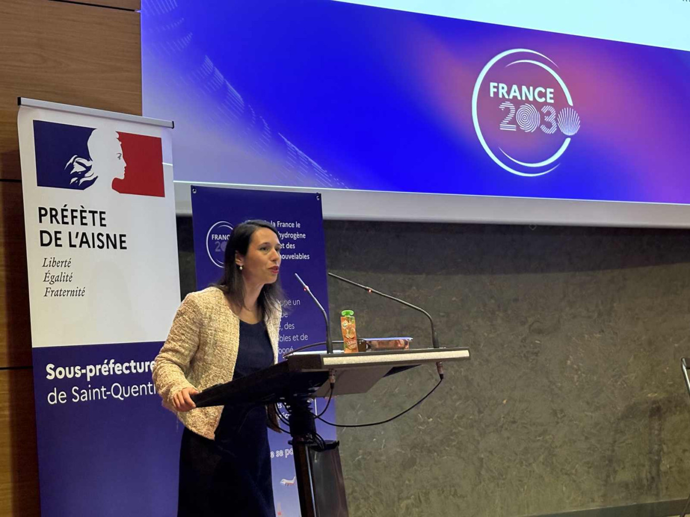 Fanny Anor, préfète de l'Aisne, a présidé cette conférence France 2030 et espère que davantage d'entreprises axonaises vont saisir cette opportunité.