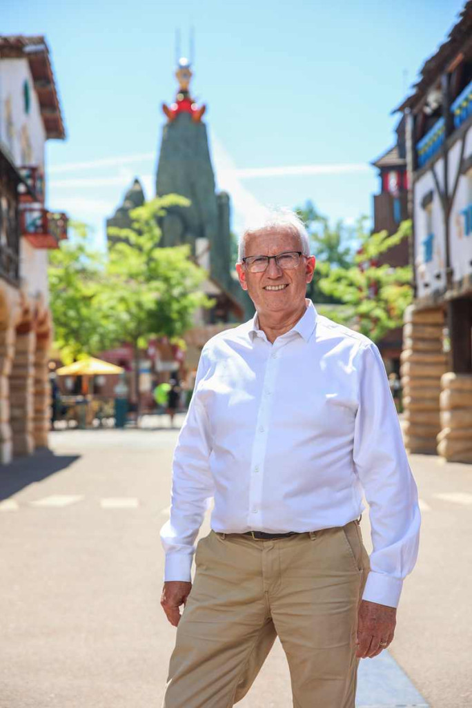 Guy Vassel, le directeur général adjoint du parc Astérix. (c) Eloïse Le Névanic