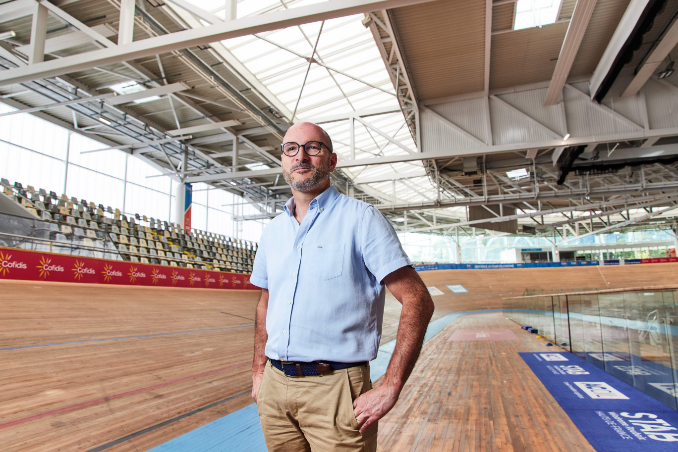 Franck Baudoux a pris les rênes du STAB Vélodrome de Roubaix à l'été 2024. © Lena Heleta