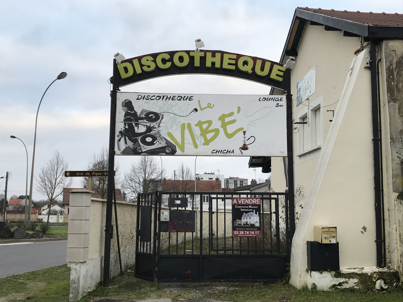 Discothèque abandonnée ( ici, à Vitry dans la Marne)