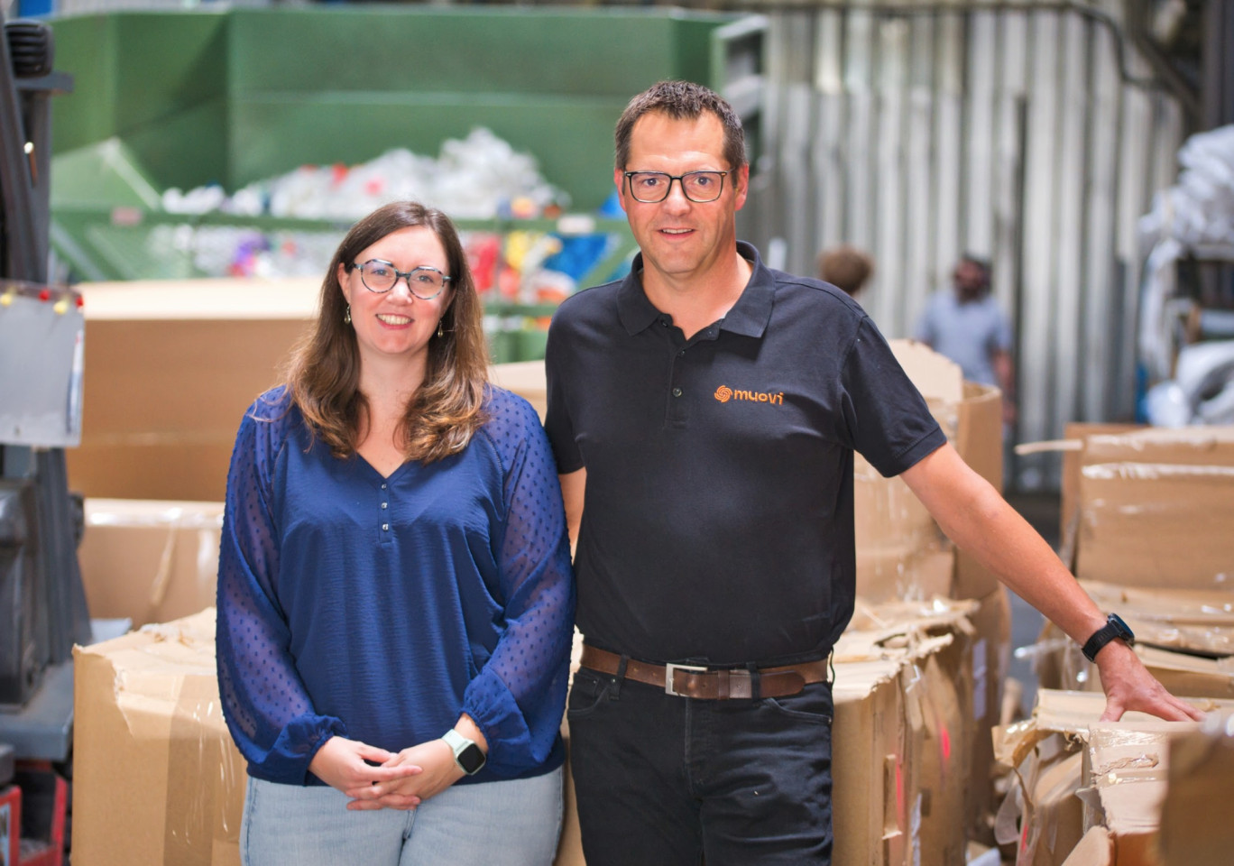 © Benjamin Prost - Marine Grandbarbe et Samuel Berger, associés sont à l’origine de la création de la start-up Muovi
