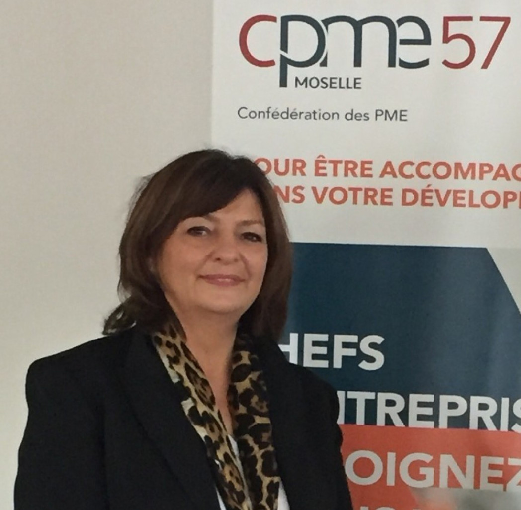 La présidente de la CPME Moselle en appelle à la responsabilité. © CPME Moselle.