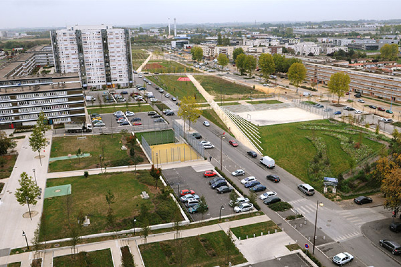 La réhabilitation du secteur Metz-Borny se poursuit. @ Eurométropole de Metz