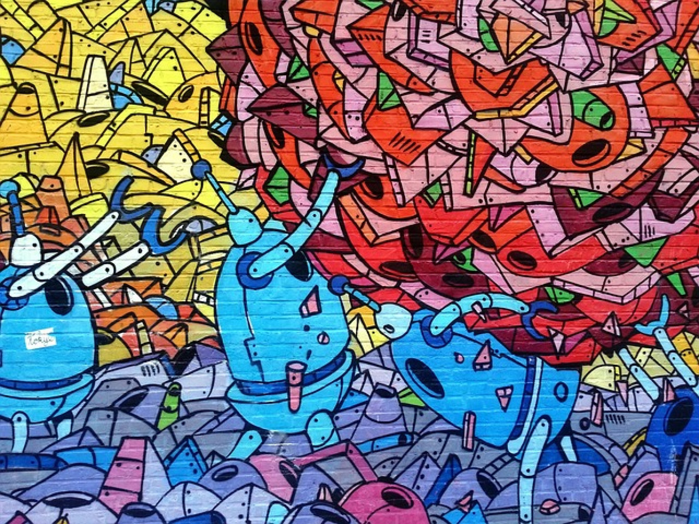 Laisser s'exprimer l'art sur les bâtiments publics.