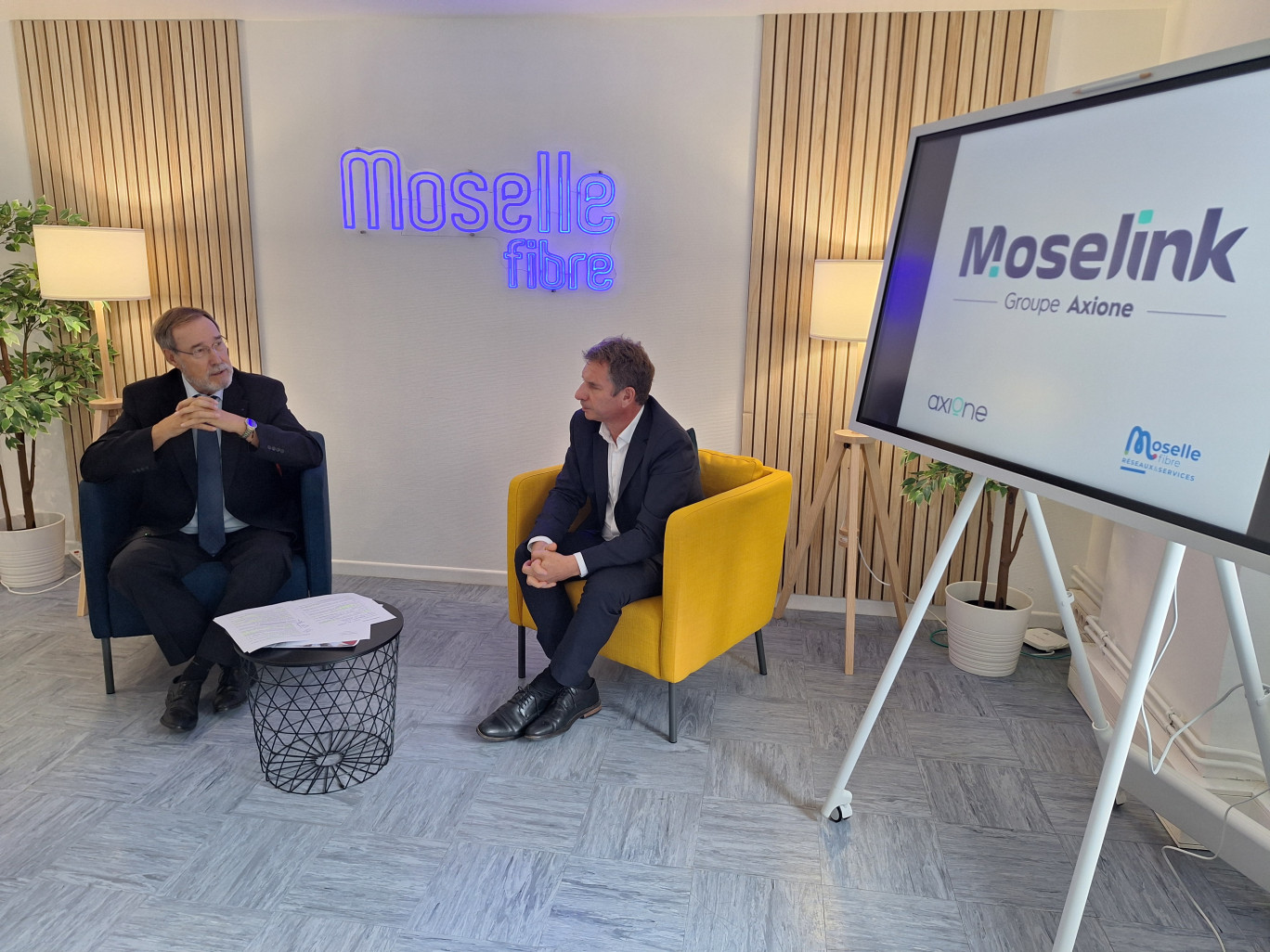 Lancement de MOSELINK. © DPT57