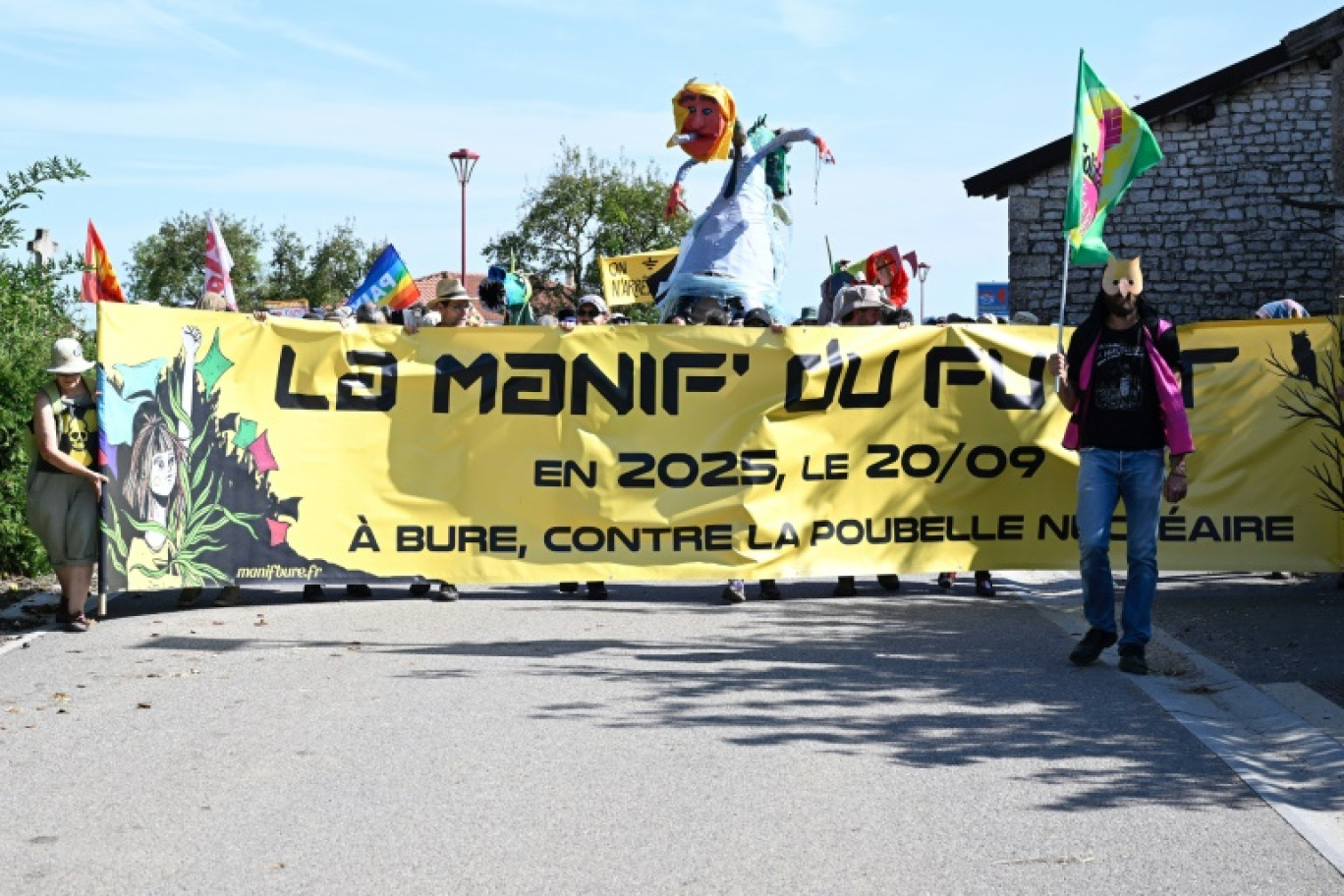 La "Manif du futur" à Bure, dans la Meuse, le 20 septembre 2025 © Jean-Christophe VERHAEGEN