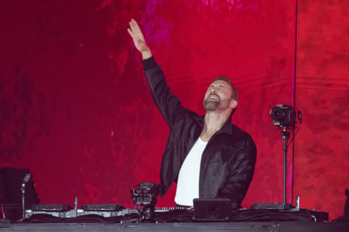 Le DJ français David Guetta en concert lors de la Fête de la musique, le 21 juin 2025 à Marseille © MIGUEL MEDINA