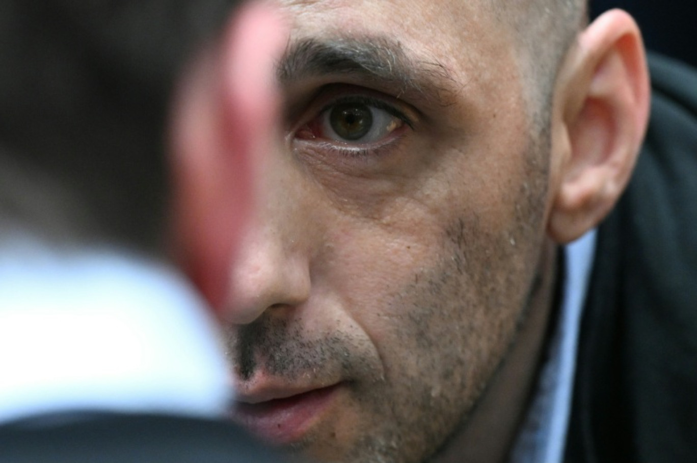 Cédric Jubillar au procès du meurtre de son épouse Delphine, le 23 septembre 2025 à la cour d'assises du Tarn, à Albi © Lionel BONAVENTURE