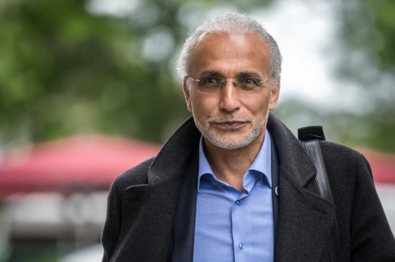 L'islamologue Tariq Ramadan le 29 mai 2024 à Genève, en Suisse © Fabrice COFFRINI