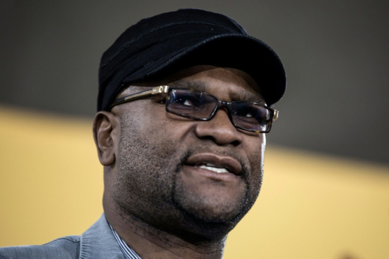 Nathi Mthethwa, alors ministre sud-africain des Arts et de la Culture, à Johannesburg, le 20 décembre 2017 © GULSHAN KHAN