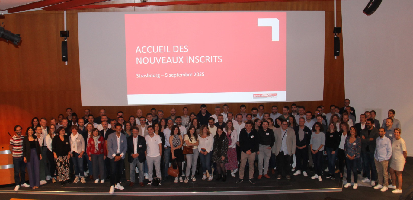 © Emmanuel Varrier. La journée des nouveaux inscrits de l’Ordre des experts-comptables Grand Est se tient ce 5 septembre sur le campus CCI de Strasbourg. Ils sont une centaine à être entrés dans la profession du Chiffre cette année.
