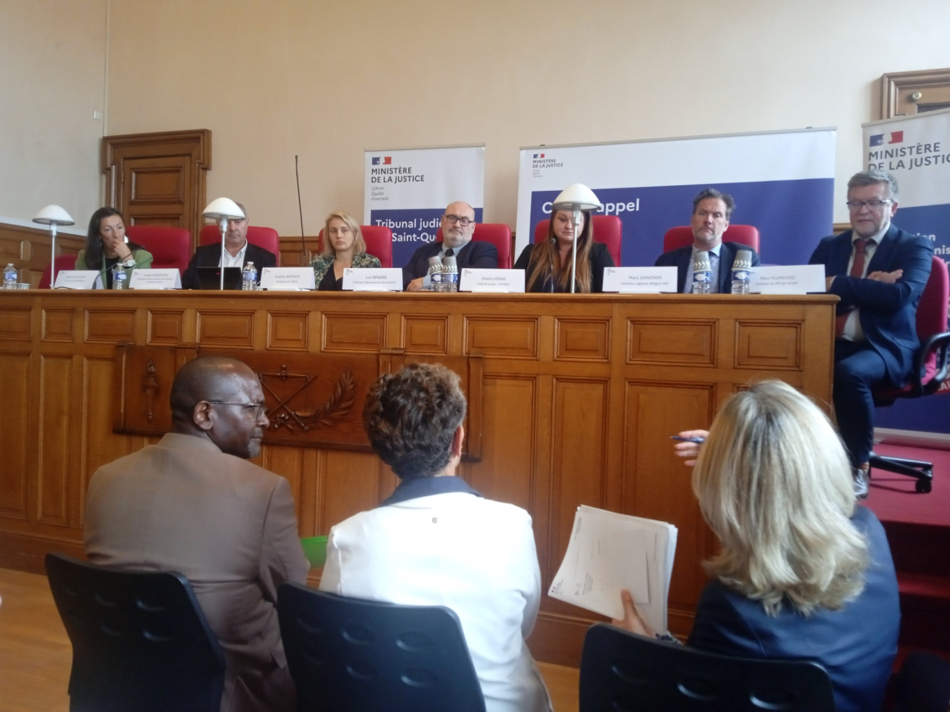 Les partenaires engagés dans le projet ont exposé leur motivation lors de cette première table ronde. 