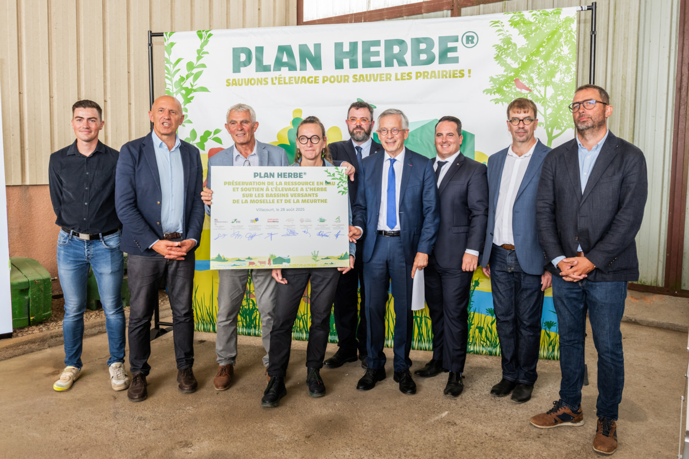 ©Agence de l’eau Rhin Meuse-Vincent Zobler. Le Plan Herbe® Moselle et Meurthe vient d’être signé fin août histoire d’accentuer la préservation de la ressource en eau potable.