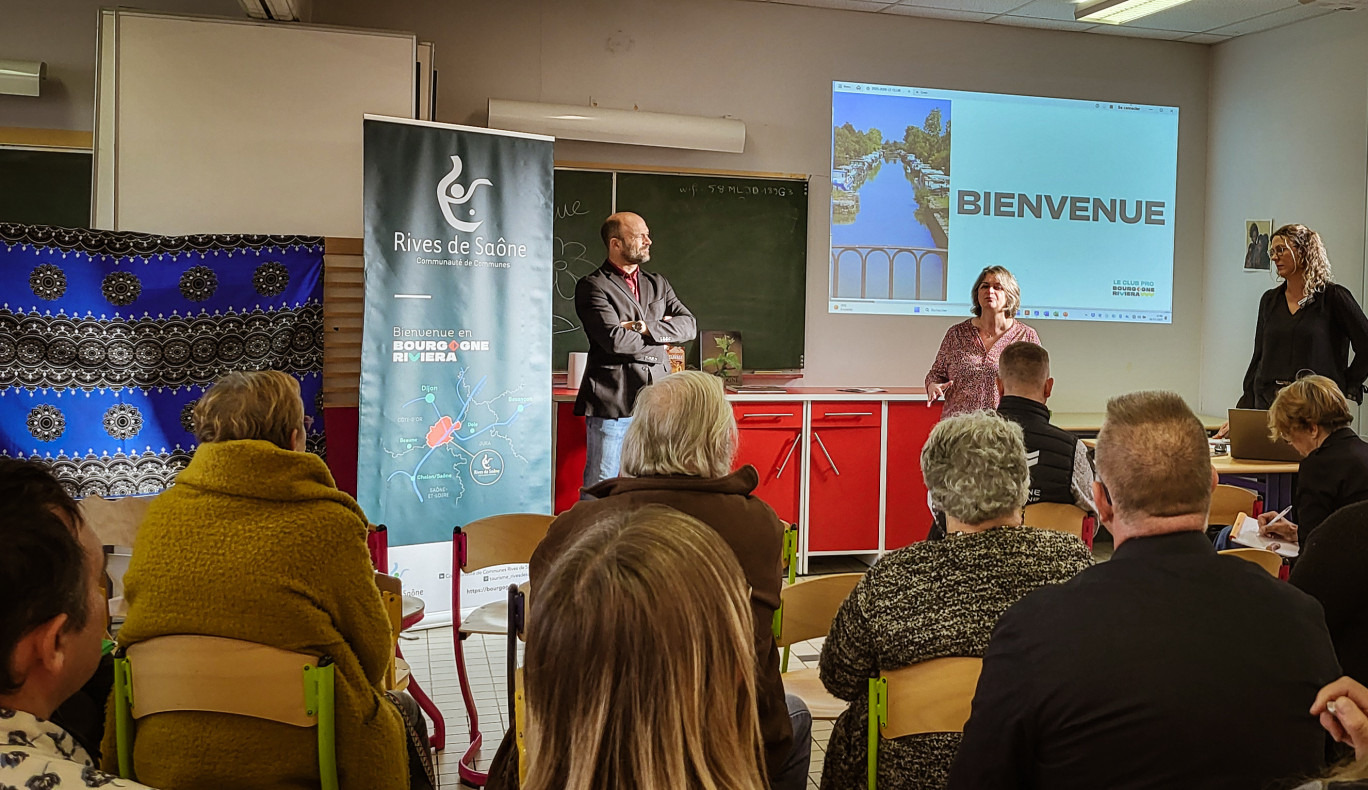 Le 16 octobre dernier à Chamblanc, le Club Pro Bourgogne Riviera a initié sa troisième édition en présentant quelques nouveautés : Des afterwork, des visites d’entreprise et une ouverture du club à d’autres acteurs économiques locaux. © CC Rives de Saône