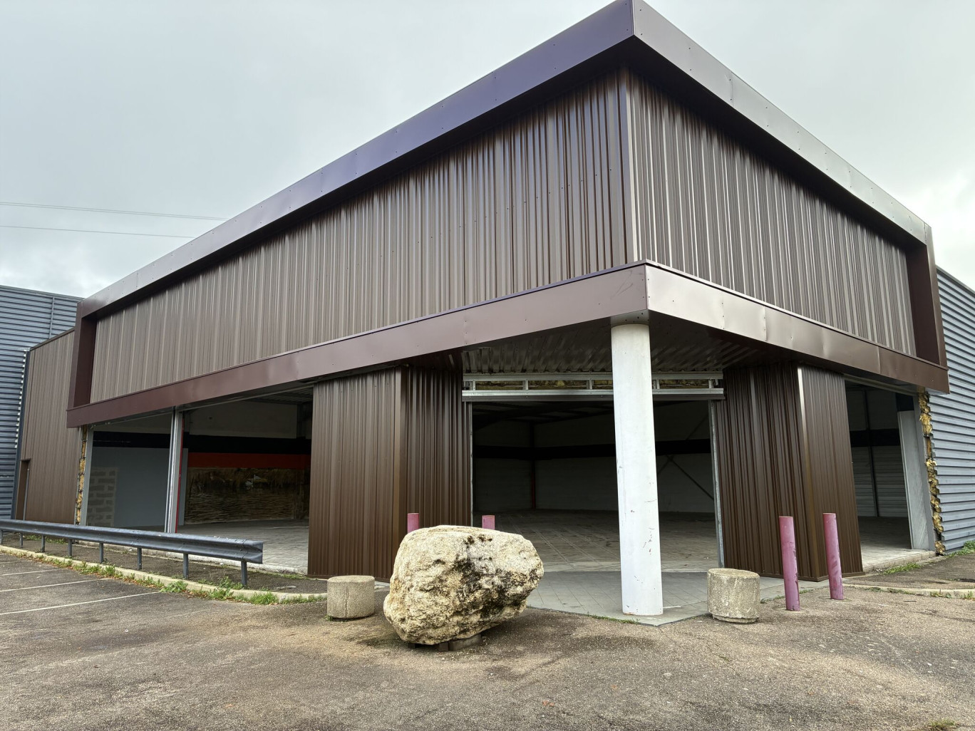 Le bâtiment qui accueillera bientôt la boulangerie Feuillette à Haudainville sur la zone commerciale de Verdun. © Cédric MAILFERT, Franchisé Feuillette Haudainville/Verdun.