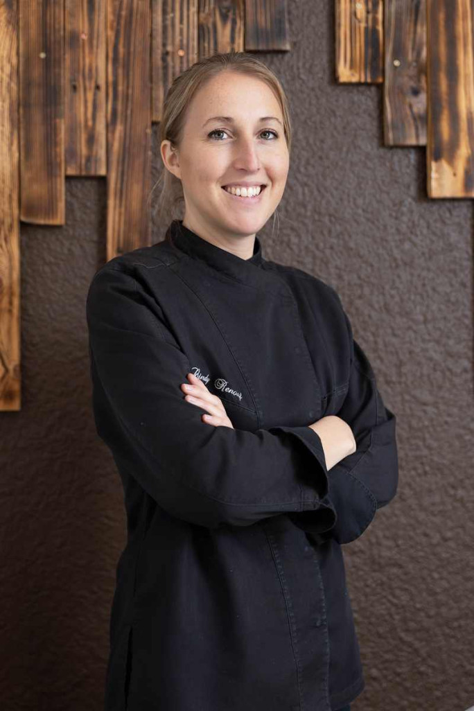 Cindy Renouf, cheffe et propriétaire de La Table des Saveurs. (c) Marie-Line Waroude