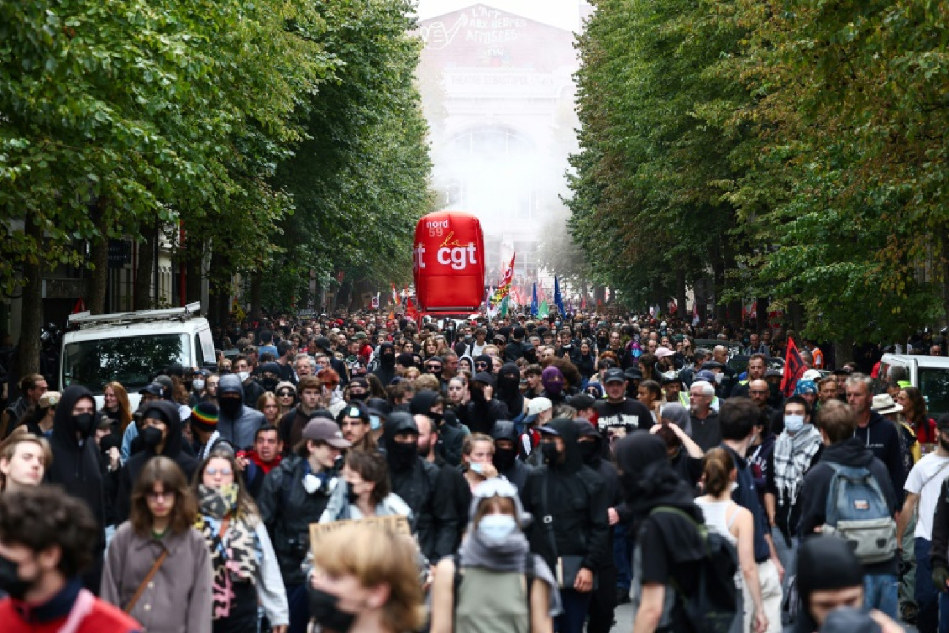 Manifestation à Nantes le 2 octobre 2025 © Loic VENANCE