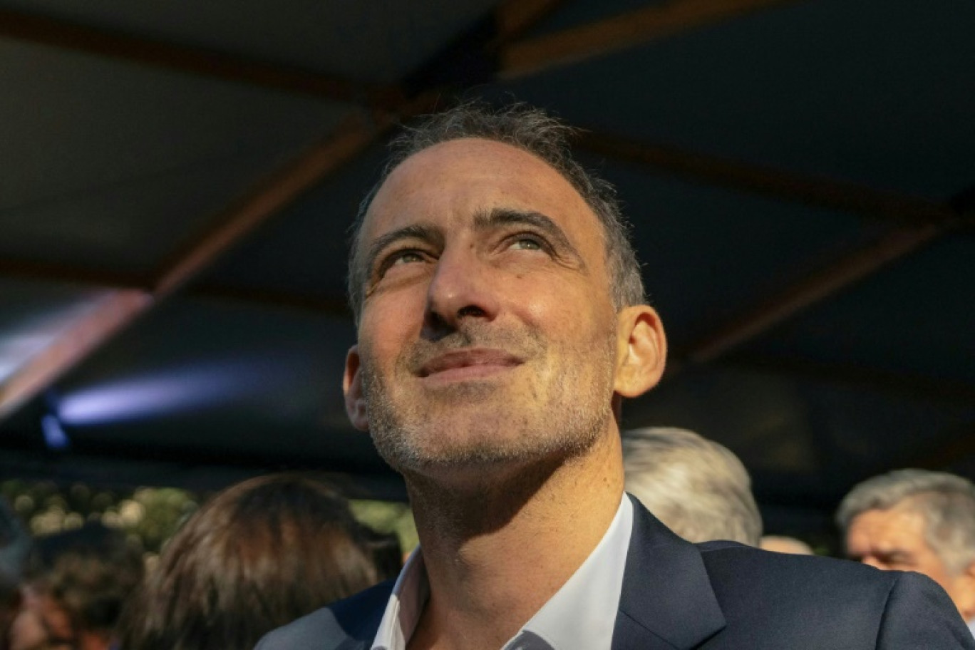 Le leader de Place publique Raphaël Glucksmann, le 27 septembre 2025, à Bram dans l'Aude © Idriss BIGOU-GILLES