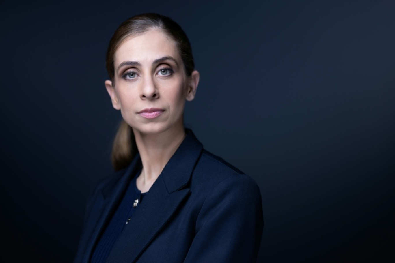 La constitutionnaliste Anne-Charlène Bezzina, le 31 mars 2025 à Paris © JOEL SAGET