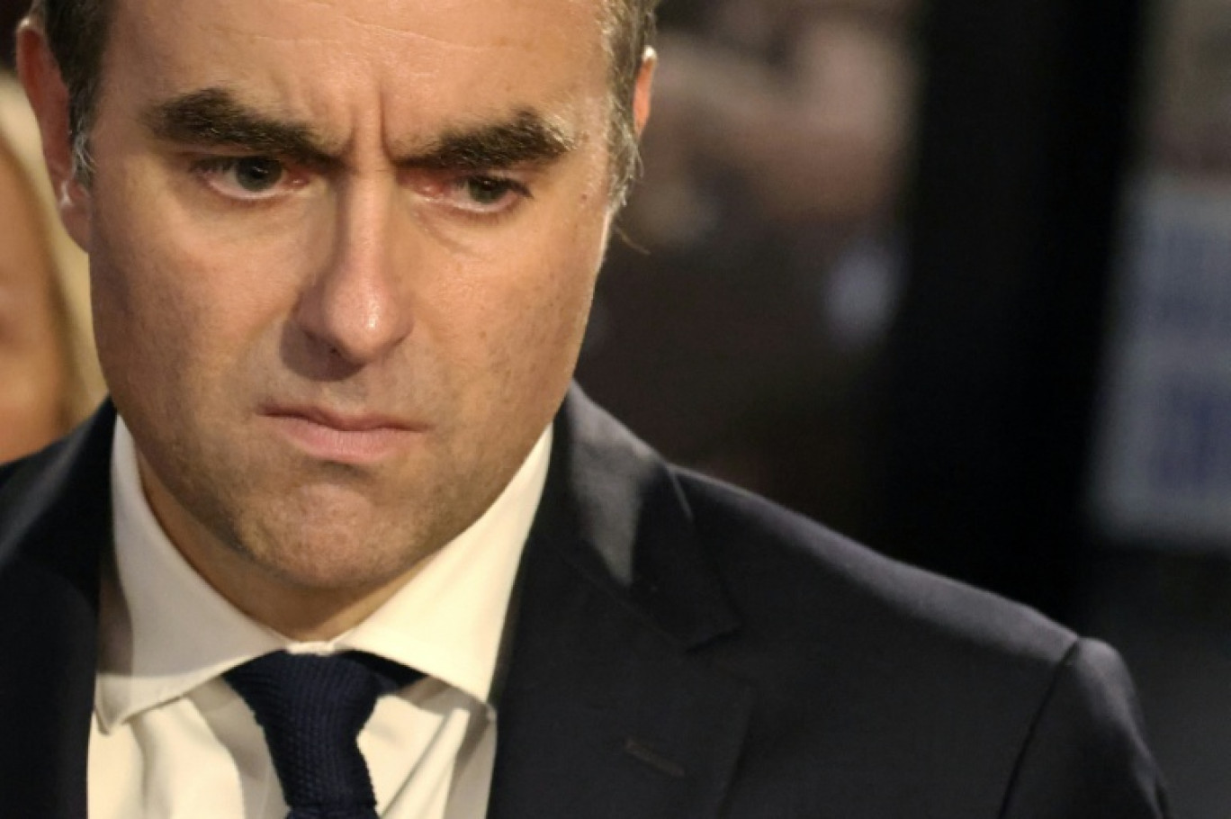 Sébastien Lecornu sur le plateau de France 2, le 8 octobre 2025 © Ludovic MARIN