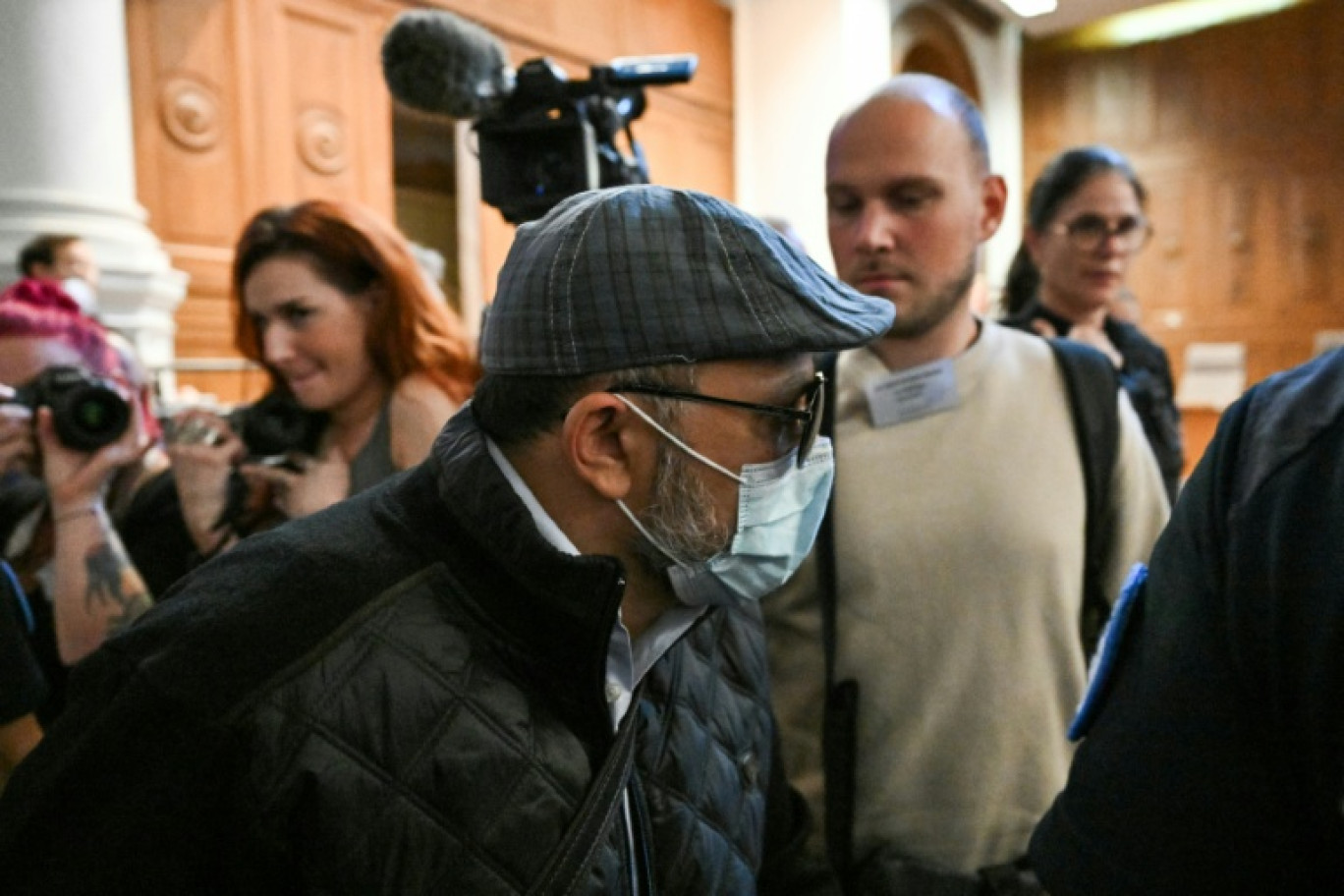 L'accusé Husamettin Dogan à son arrivée à la cour d'appel de Nîmes, dans le Gard, le 8 octobre 2025 © Christophe Simon