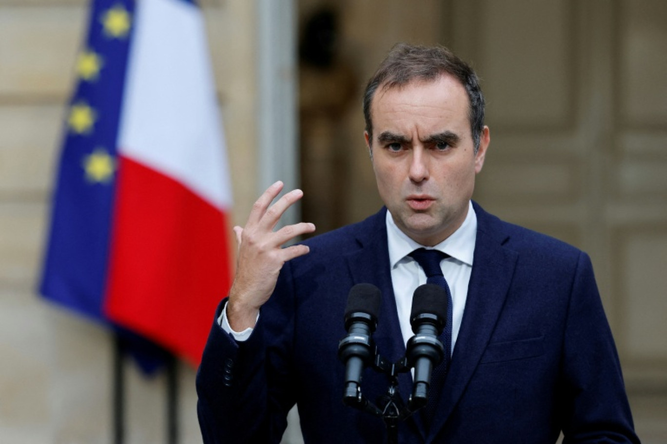 Le Premier ministre Sébastien Lecornu, le 8 octobre 2025 à Matignon, à Paris © Stephanie Lecocq
