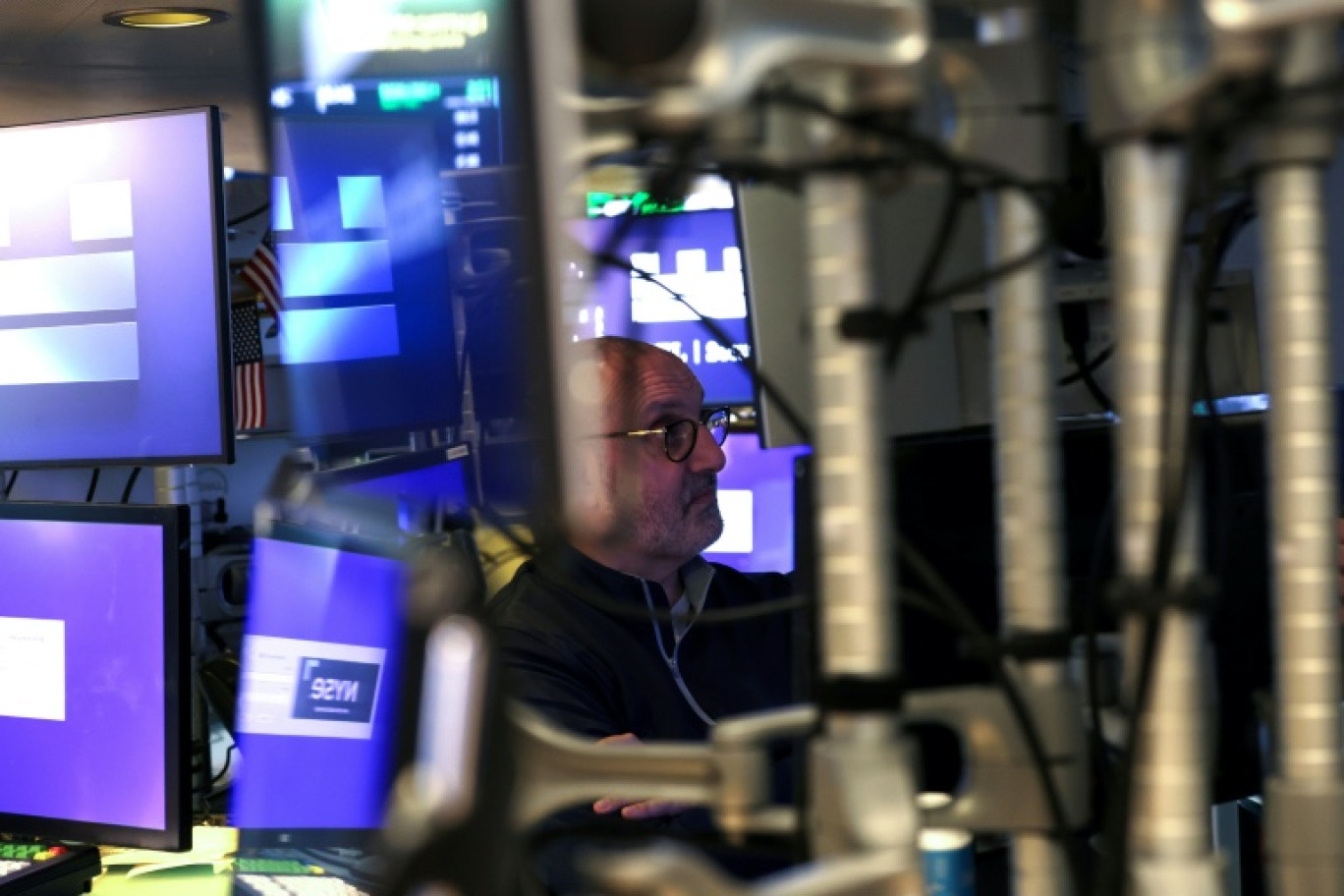 Un opérateur à la Bourse de New York le 13 octobre 2025 © TIMOTHY A. CLARY