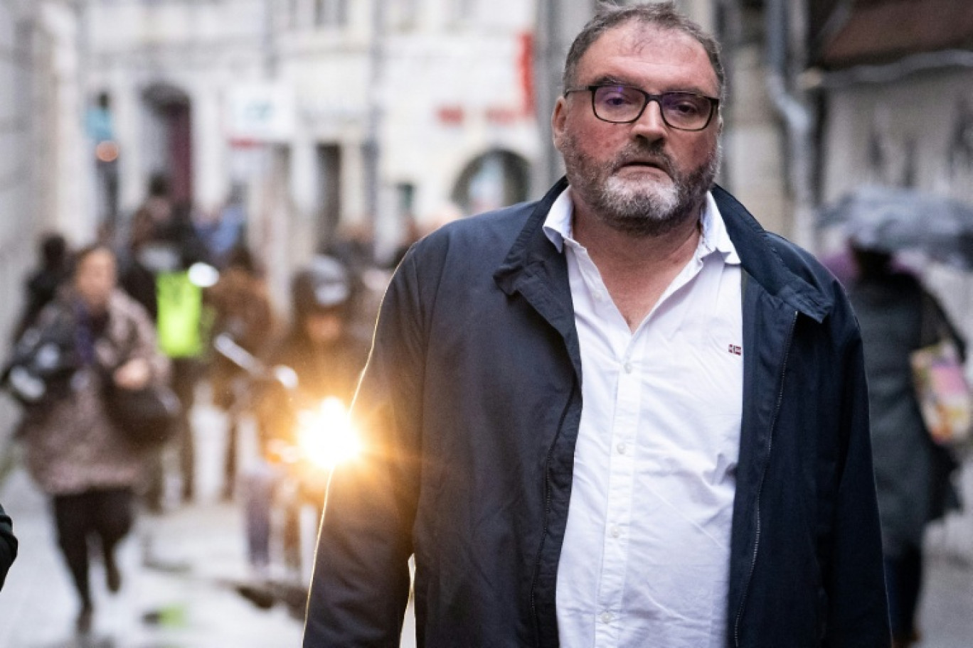 Frédéric Péchier, le 9 septembre 2025, à Besançon, dans le Doubs © SEBASTIEN BOZON
