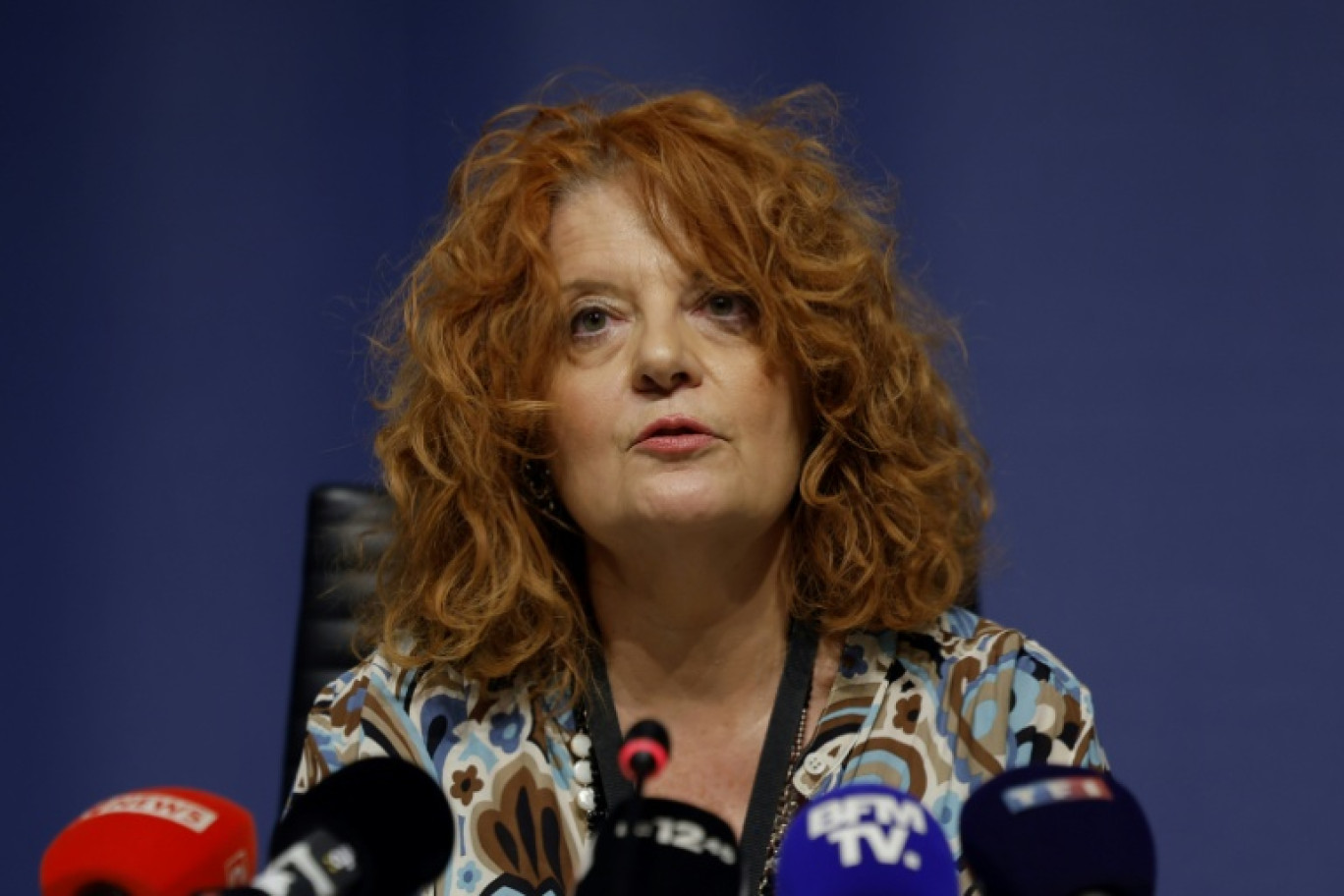 La procureure de Paris, Laure Beccuau, le 3 mai 2025 à Paris © Ian LANGSDON