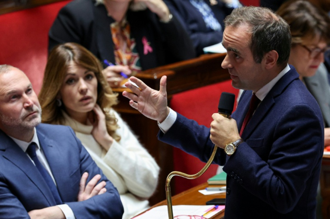 Le Premier ministre Sébastien Lecornu, le 21 octobre à l'Assemblée nationale à Paris © Anne-Christine POUJOULAT