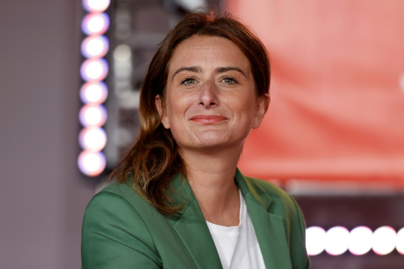 La secrétaire nationale des Écologistes, Marine Tondelier. © Ian LANGSDON