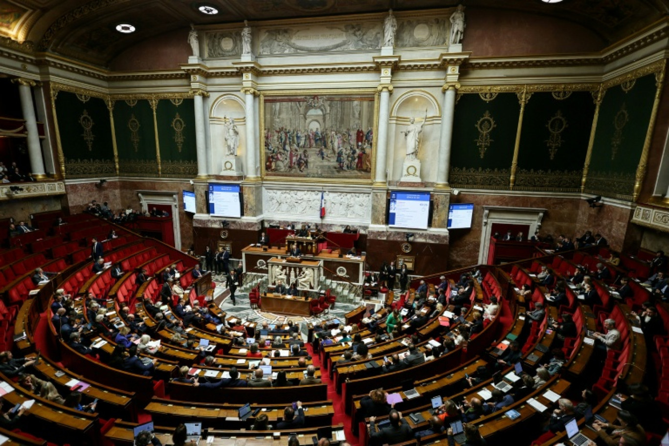 Début de l'examen du budget à l'Assemblée nationale, le 24 octobre 2025 à Paris © ALAIN JOCARD