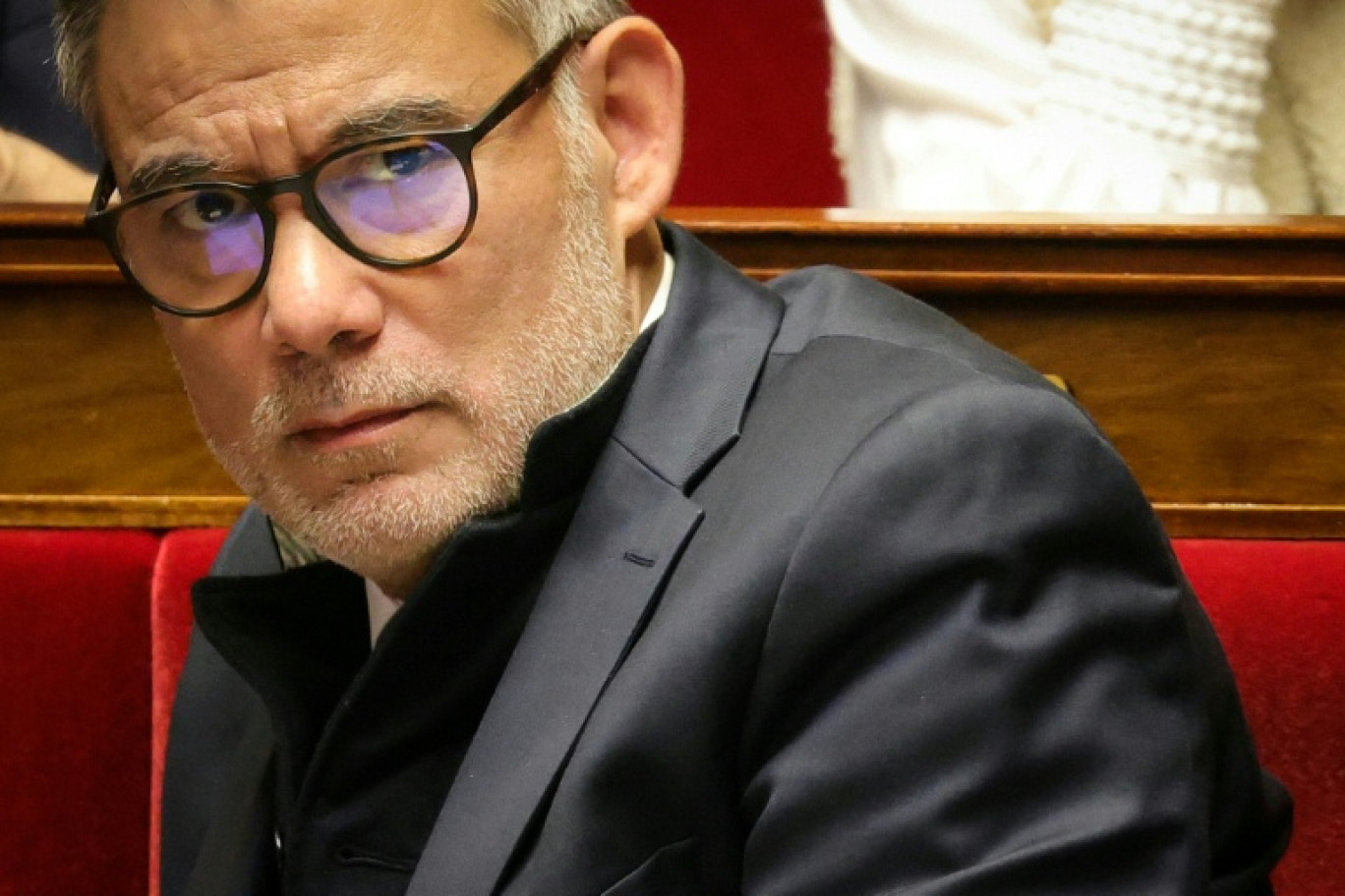 Le patron des socialistes Olivier Faure lors des débtas sur le budget à l'Assemblée nationale, le 24 octobre 2025 à Paris © Alain JOCARD