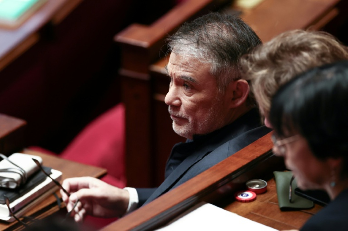 Olivier Faure, Premier secrétaire du parti socialiste à l'Assemblée nationale, Paris, le 31 octobre 2025 © Thibaud MORITZ