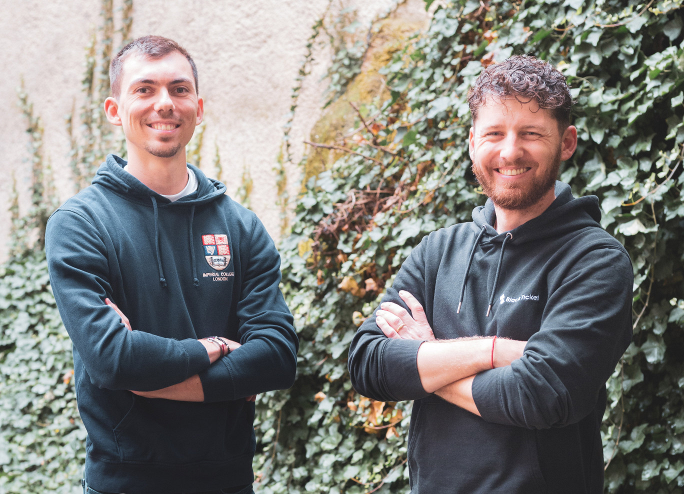 © Johann Marin-Thiery. Les co-fondateurs de BlackTicket : Arnaud Tonon, directeur des opérations et directeur technique, et Dino Mattioni, directeur général.