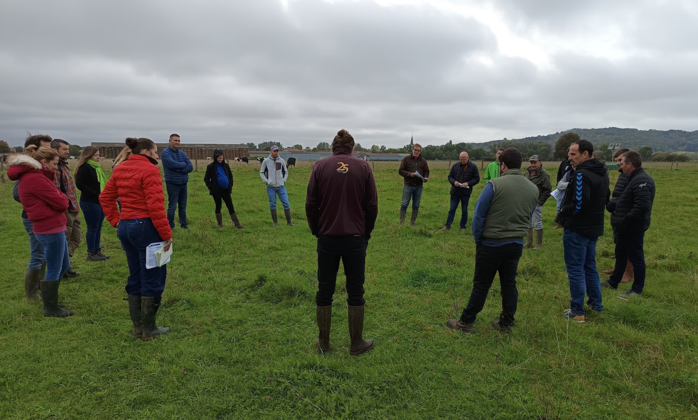 © Département de la Meuse Rencontre entre agriculteurs pour échanger et évoquer la question du pâturage