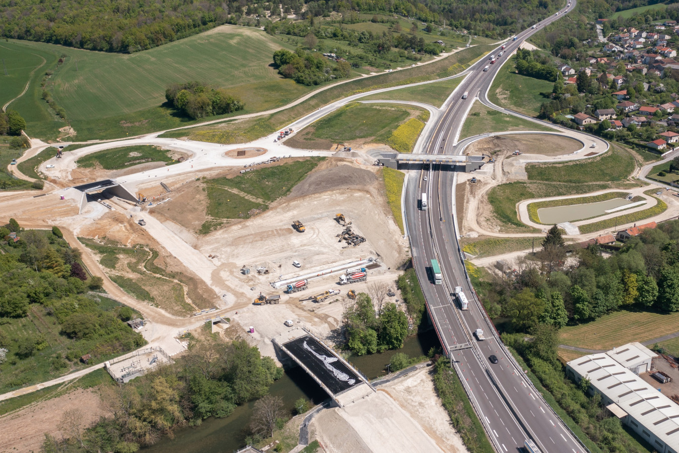 © Meuse Grand Sud. L'échangeur de Ligny-en-Barrois est opérationnel depuis le 17 octobre.