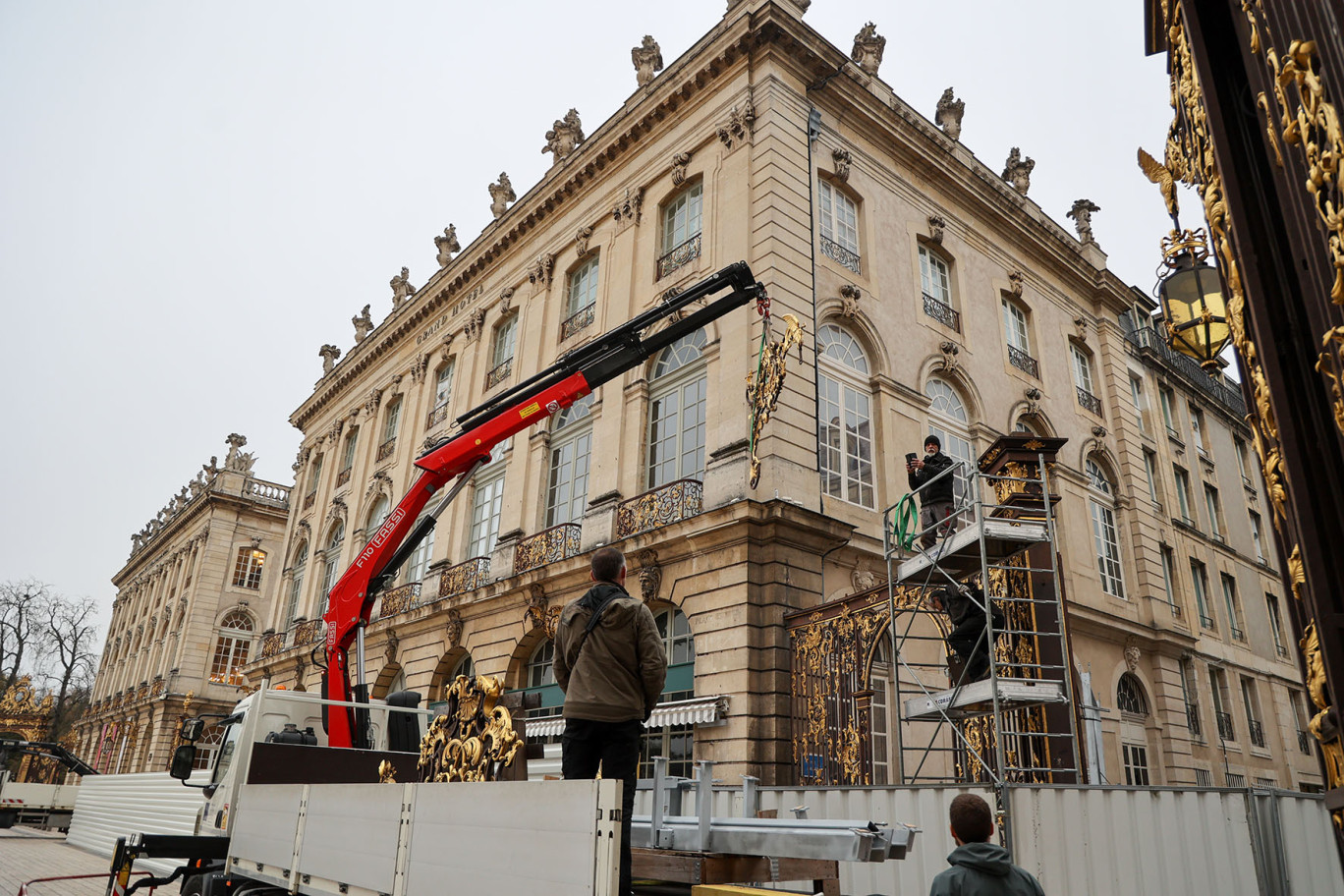 © Adeline Schumacket. Métropole du Grand Nancy . Le chantier du Grand hôtel de la Reine de Nancy accueillera l’opération les Coulisses du bâtiment le 10 octobre. 