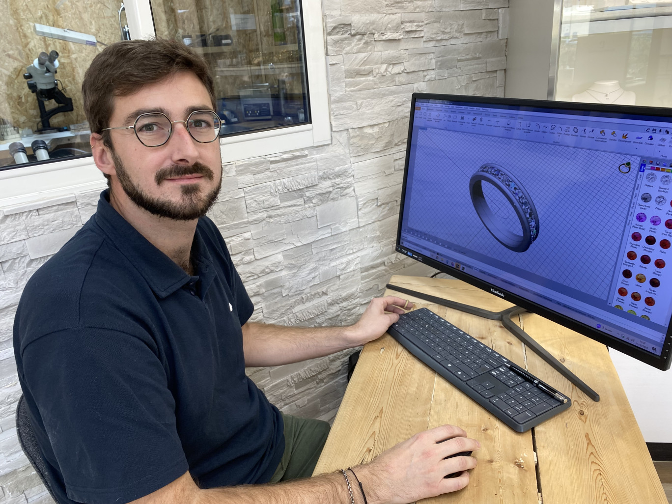 Tout part d’un dessin en 3D.